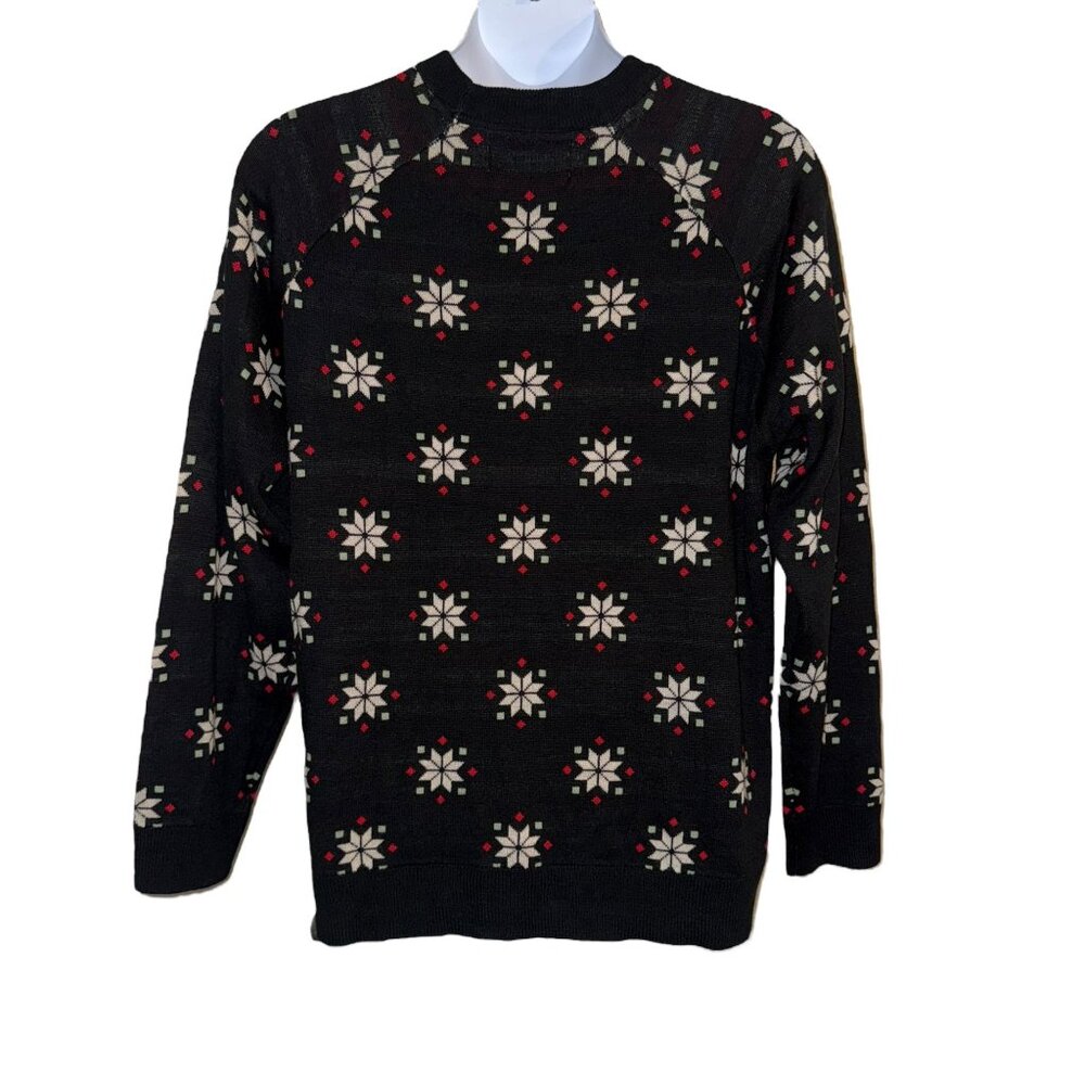 READ Rare Disney Villains Naughty List Sweater Womens XL Christmas Holiday Black - Picture 6 of 10